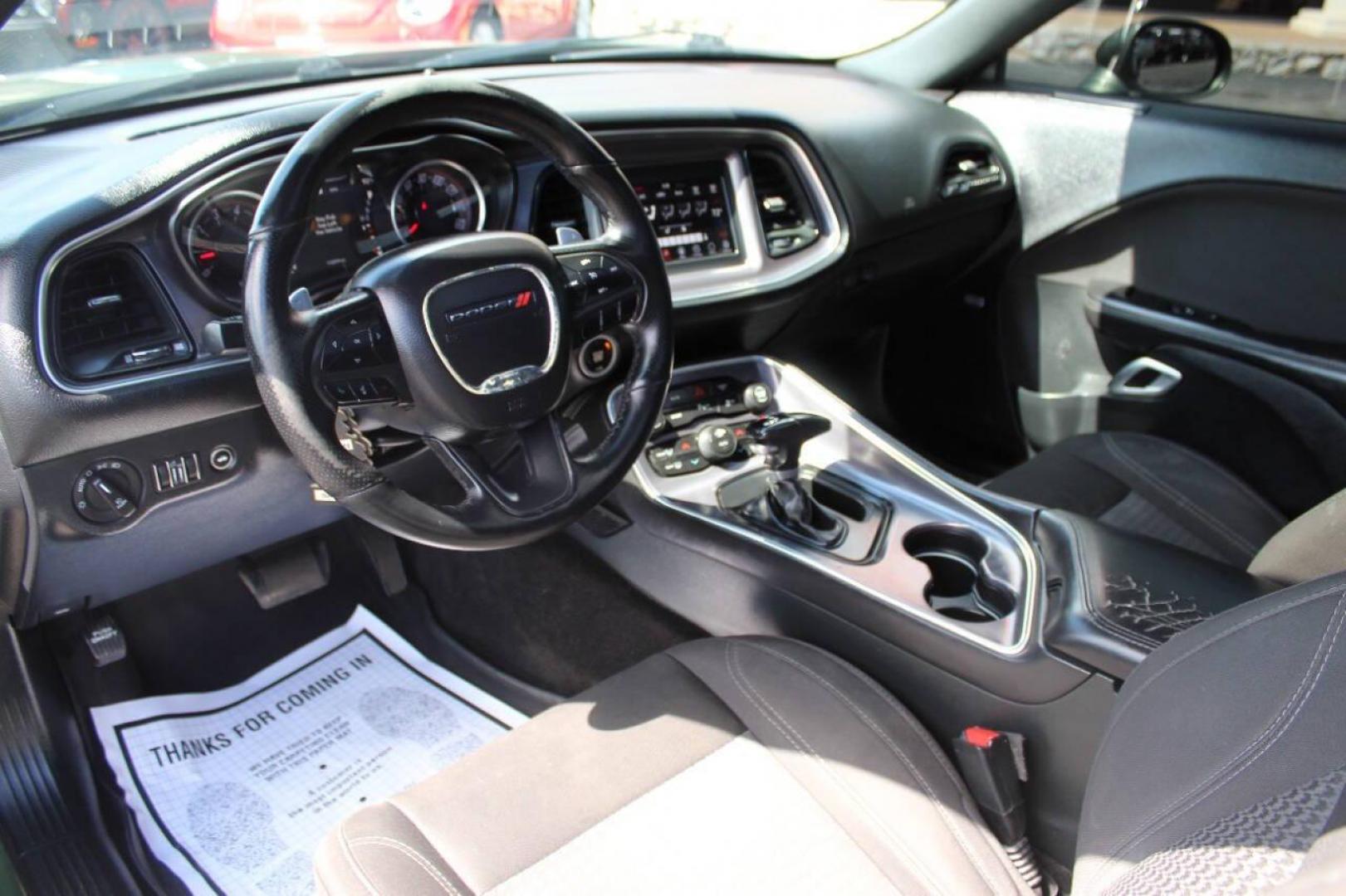 2018 Green Dodge Challenger R/T Plus (2C3CDZBT2JH) with an 5.7L V8 OHV 16V engine, 6A transmission, located at 4301 NW 39th , Oklahoma City, OK, 73112, (405) 949-5600, 35.512135, -97.598671 - NO DRIVERS LICENCE -NO FULL COVERAGE INSURANCE - NO CREDIT CHECK. COME ON OVER TO SUPERSPORTS, TAKE A LOOK AND TEST DRIVE. PLEASE GIVE US A CALL AT (405) 949-5600. NO LICENCIA DE CONDUCIR - NO SEGURO DE COBERTURA TOTAL - NO VERIFICACION DE CREDITO. VISITENOS EN SUPERSPORTS, MIRE NUESTRO - Photo#11