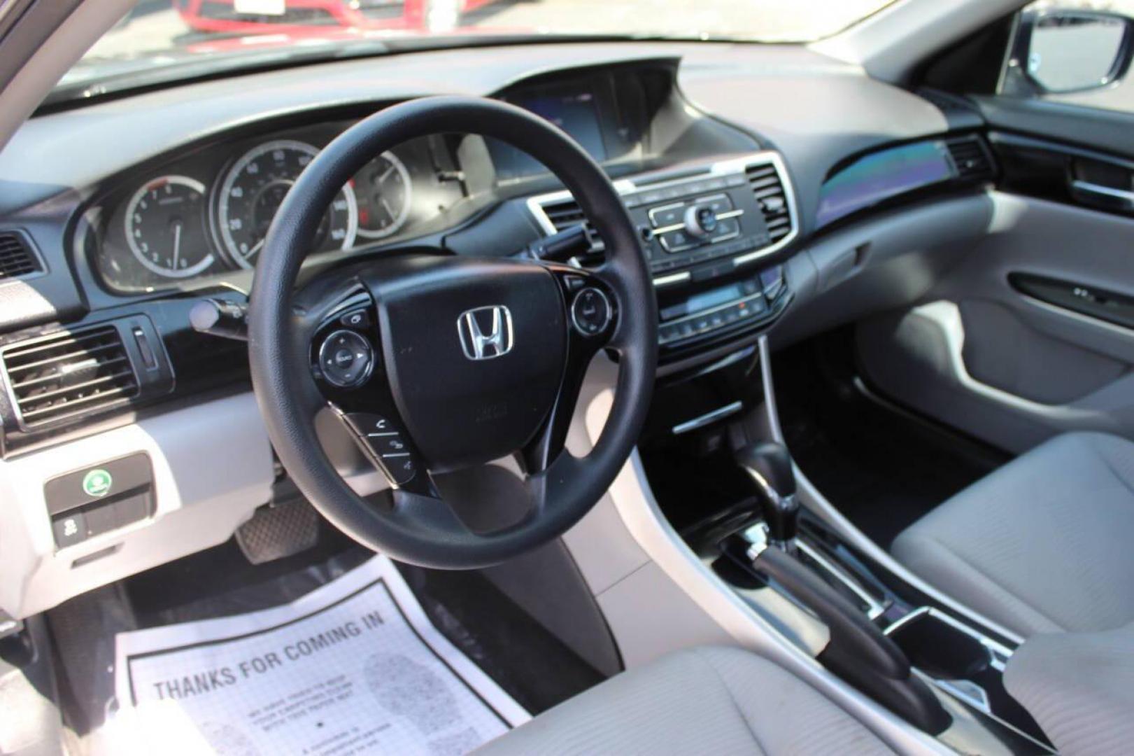 2016 Gray Honda Accord LX Sedan CVT (1HGCR2F3XGA) with an 2.4L L4 DOHC 16V engine, CVT transmission, located at 4301 NW 39th , Oklahoma City, OK, 73112, (405) 949-5600, 35.512135, -97.598671 - NO DRIVERS LICENCE -NO FULL COVERAGE INSURANCE - NO CREDIT CHECK. COME ON OVER TO SUPERSPORTS, TAKE A LOOK AND TEST DRIVE. PLEASE GIVE US A CALL AT (405) 949-5600. NO LICENCIA DE CONDUCIR - NO SEGURO DE COBERTURA TOTAL - NO VERIFICACION DE CREDITO. VISITENOS EN SUPERSPORTS, MIRE NUESTRO - Photo#15