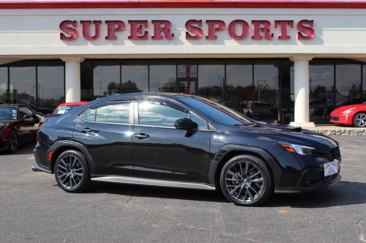2023 Black Subaru WRX Premium 6M (JF1VBAF66P9) with an 2.0L H4 DOHC 16V engine, 6M transmission, located at 4301 NW 39th , Oklahoma City, OK, 73112, (405) 949-5600, 35.512135, -97.598671 - Photo#0