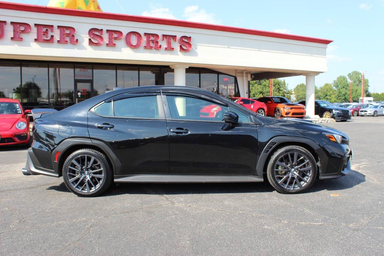 2023 Black Subaru WRX Premium 6M (JF1VBAF66P9) with an 2.0L H4 DOHC 16V engine, 6M transmission, located at 4301 NW 39th , Oklahoma City, OK, 73112, (405) 949-5600, 35.512135, -97.598671 - Photo#2