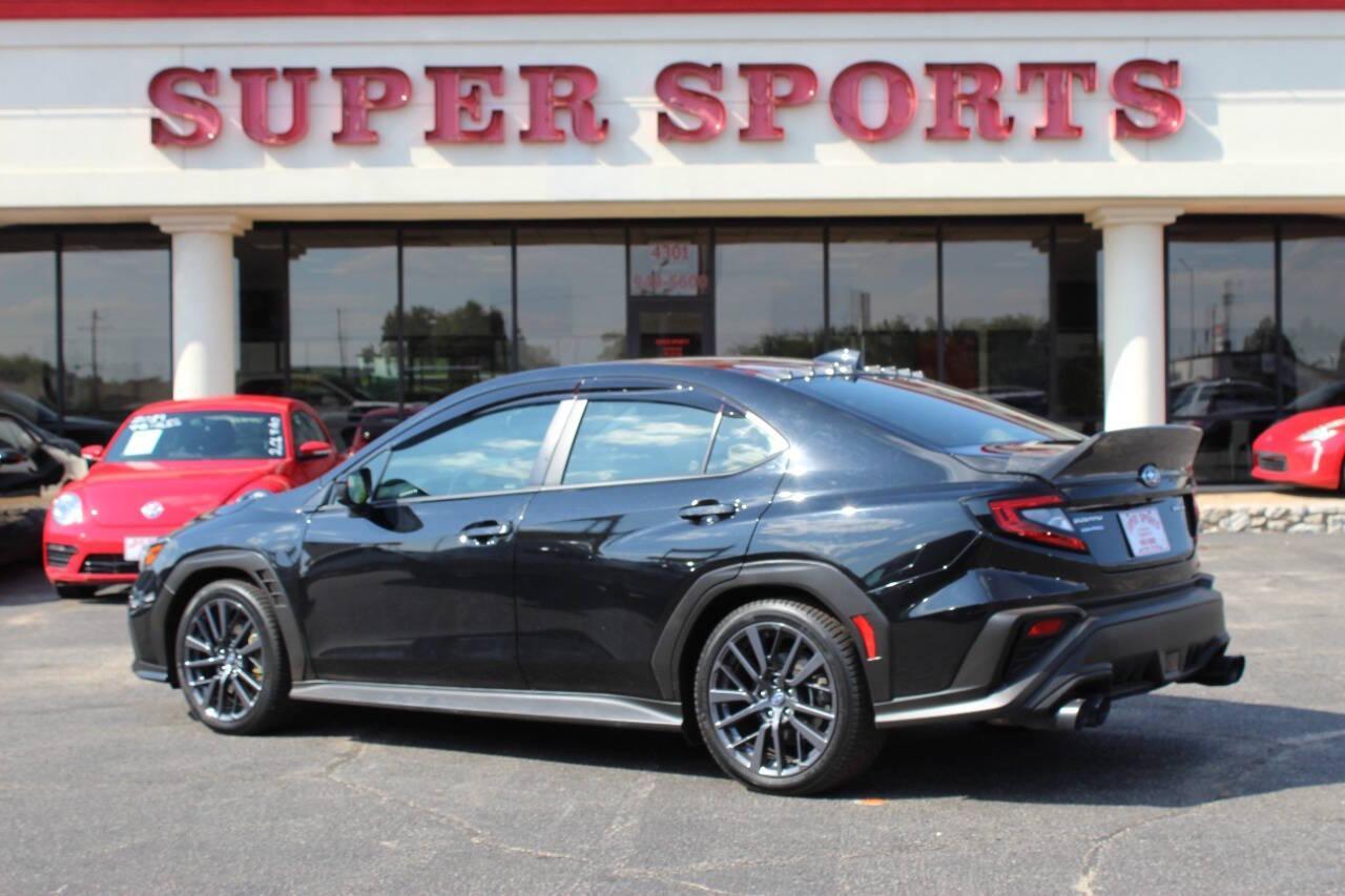 2023 Black Subaru WRX Premium 6M (JF1VBAF66P9) with an 2.0L H4 DOHC 16V engine, 6M transmission, located at 4301 NW 39th , Oklahoma City, OK, 73112, (405) 949-5600, 35.512135, -97.598671 - Photo#4