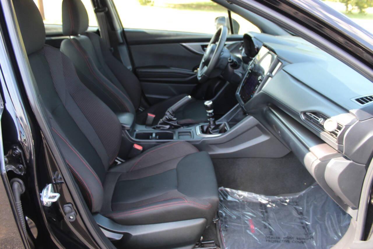 2023 Black Subaru WRX Premium 6M (JF1VBAF66P9) with an 2.0L H4 DOHC 16V engine, 6M transmission, located at 4301 NW 39th , Oklahoma City, OK, 73112, (405) 949-5600, 35.512135, -97.598671 - Photo#8