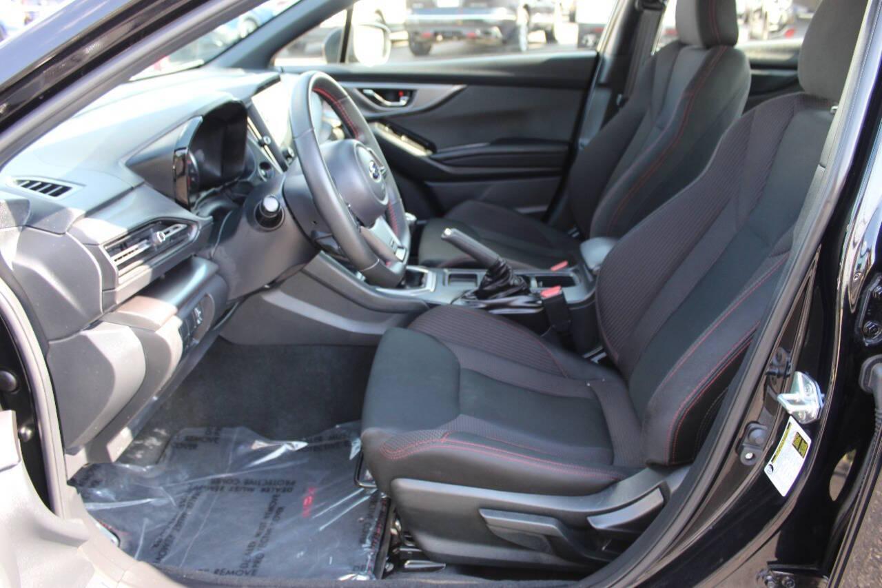 2023 Black Subaru WRX Premium 6M (JF1VBAF66P9) with an 2.0L H4 DOHC 16V engine, 6M transmission, located at 4301 NW 39th , Oklahoma City, OK, 73112, (405) 949-5600, 35.512135, -97.598671 - Photo#15