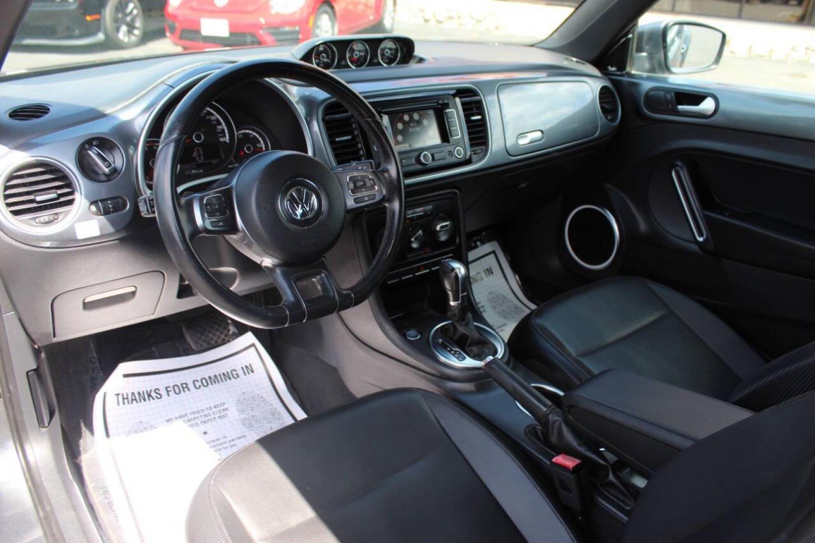 2014 Gray Volkswagen Beetle 2.0T Turbo (3VWJL7ATXEM) with an 2.0L L4 DOHC 16V TURBO DIESEL engine, 6-Speed Manual transmission, located at 4301 NW 39th , Oklahoma City, OK, 73112, (405) 949-5600, 35.512135, -97.598671 - NO DRIVERS LICENCE -NO FULL COVERAGE INSURANCE - NO CREDIT CHECK. COME ON OVER TO SUPERSPORTS, TAKE A LOOK AND TEST DRIVE. PLEASE GIVE US A CALL AT (405) 949-5600. NO LICENCIA DE CONDUCIR - NO SEGURO DE COBERTURA TOTAL - NO VERIFICACION DE CREDITO. VISITENOS EN SUPERSPORTS, MIRE NUESTRO - Photo#13