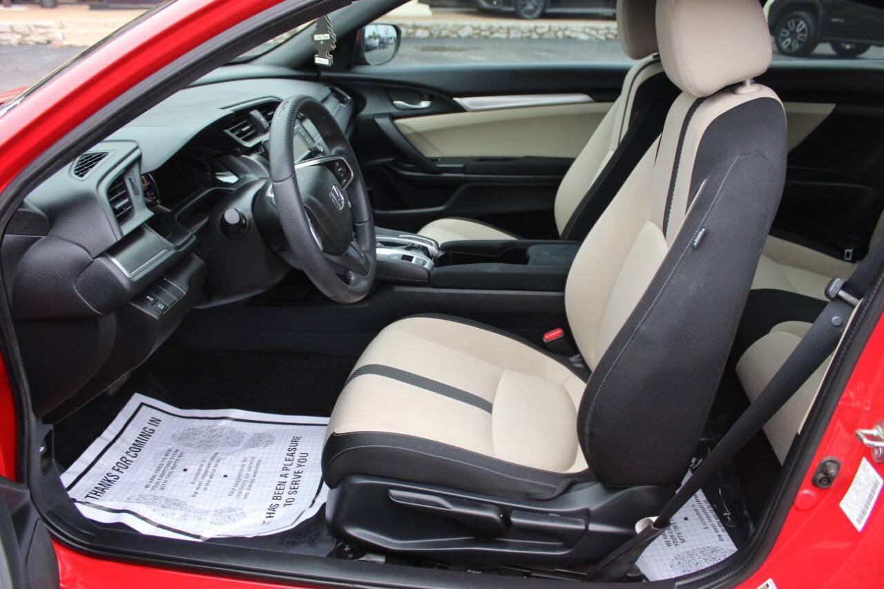 2016 Red Honda Civic LX-P Coupe CVT (2HGFC4B02GH) with an 2.0L L4 DOHC 16V engine, CVT transmission, located at 4301 NW 39th , Oklahoma City, OK, 73112, (405) 949-5600, 35.512135, -97.598671 - NO DRIVERS LICENCE -NO FULL COVERAGE INSURANCE - NO CREDIT CHECK. COME ON OVER TO SUPERSPORTS, TAKE A LOOK AND TEST DRIVE. PLEASE GIVE US A CALL AT (405) 949-5600. NO LICENCIA DE CONDUCIR - NO SEGURO DE COBERTURA TOTAL - NO VERIFICACION DE CREDITO. VISITENOS EN SUPERSPORTS, MIRE NUESTRO - Photo#13