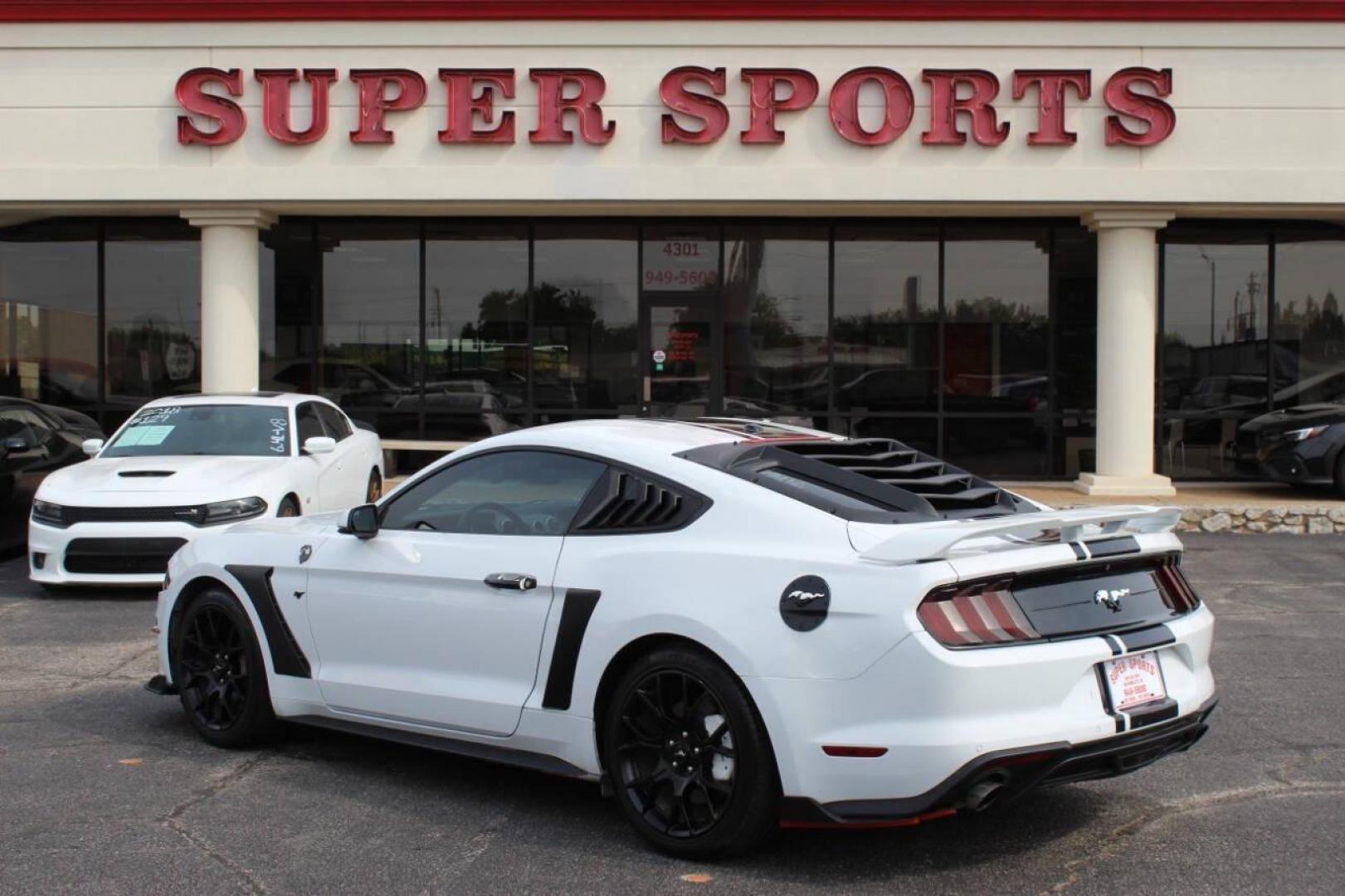 2019 White Ford Mustang EcoBoost Coupe (1FA6P8TH0K5) with an 2.3L L4 DOHC 16V engine, Automatic 10-Speed transmission, located at 4301 NW 39th , Oklahoma City, OK, 73112, (405) 949-5600, 35.512135, -97.598671 - NO DRIVERS LICENCE -NO FULL COVERAGE INSURANCE - NO CREDIT CHECK. COME ON OVER TO SUPERSPORTS, TAKE A LOOK AND TEST DRIVE. PLEASE GIVE US A CALL AT (405) 949-5600. NO LICENCIA DE CONDUCIR - NO SEGURO DE COBERTURA TOTAL - NO VERIFICACION DE CREDITO. VISITENOS EN SUPERSPORTS, MIRE NUESTRO - Photo#5
