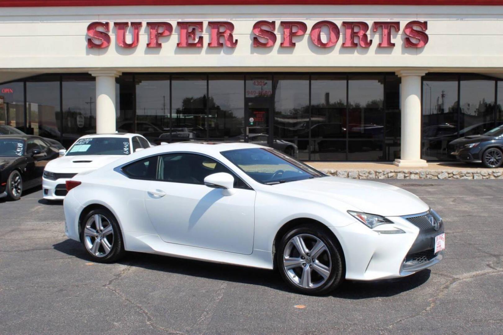 2015 White Lexus RC 350 AWD (JTHSE5BC6F5) with an 3.5L V6 DOHC 24V engine, 6-Speed Automatic transmission, located at 4301 NW 39th , Oklahoma City, OK, 73112, (405) 949-5600, 35.512135, -97.598671 - NO DRIVERS LICENCE -NO FULL COVERAGE INSURANCE - NO CREDIT CHECK. COME ON OVER TO SUPERSPORTS, TAKE A LOOK AND TEST DRIVE. PLEASE GIVE US A CALL AT (405) 949-5600. NO LICENCIA DE CONDUCIR - NO SEGURO DE COBERTURA TOTAL - NO VERIFICACION DE CREDITO. VISITENOS EN SUPERSPORTS, MIRE NUESTRO - Photo#2