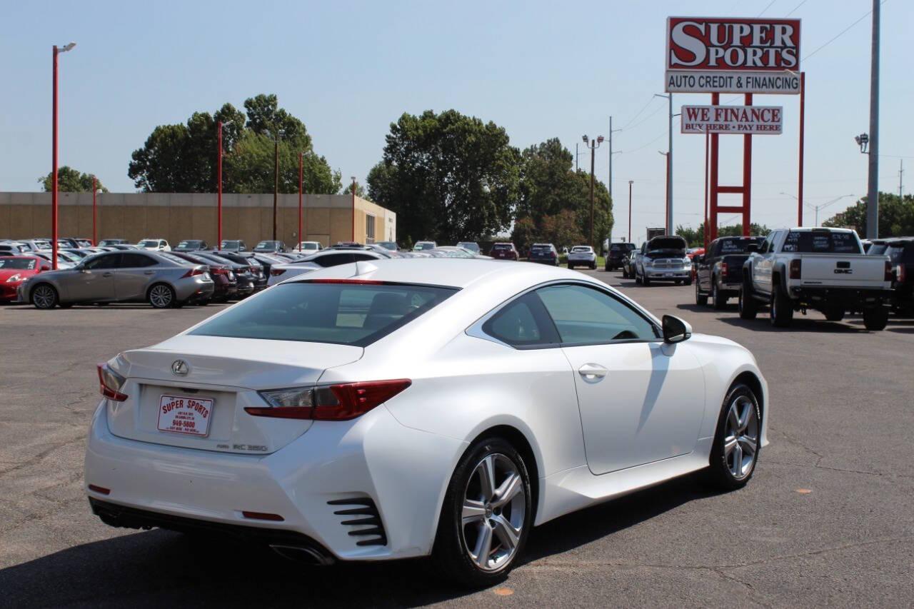 2015 White Lexus RC 350 AWD (JTHSE5BC6F5) with an 3.5L V6 DOHC 24V engine, 6-Speed Automatic transmission, located at 4301 NW 39th , Oklahoma City, OK, 73112, (405) 949-5600, 35.512135, -97.598671 - NO DRIVERS LICENCE -NO FULL COVERAGE INSURANCE - NO CREDIT CHECK. COME ON OVER TO SUPERSPORTS, TAKE A LOOK AND TEST DRIVE. PLEASE GIVE US A CALL AT (405) 949-5600. NO LICENCIA DE CONDUCIR - NO SEGURO DE COBERTURA TOTAL - NO VERIFICACION DE CREDITO. VISITENOS EN SUPERSPORTS, MIRE NUESTRO - Photo#3
