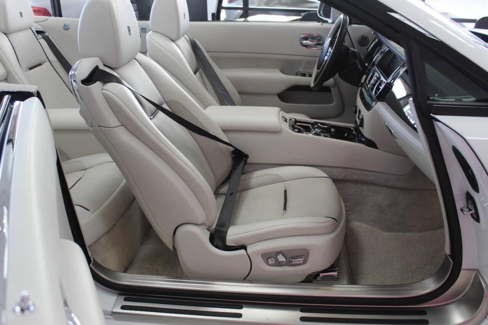 2021 White Rolls-Royce Dawn with an 6.6L V12 Twin Turbocharger 6.6L V12 engine, Automatic 8-Speed transmission, located at 4301 NW 39th , Oklahoma City, OK, 73112, (405) 949-5600, 35.512135, -97.598671 - Photo#14