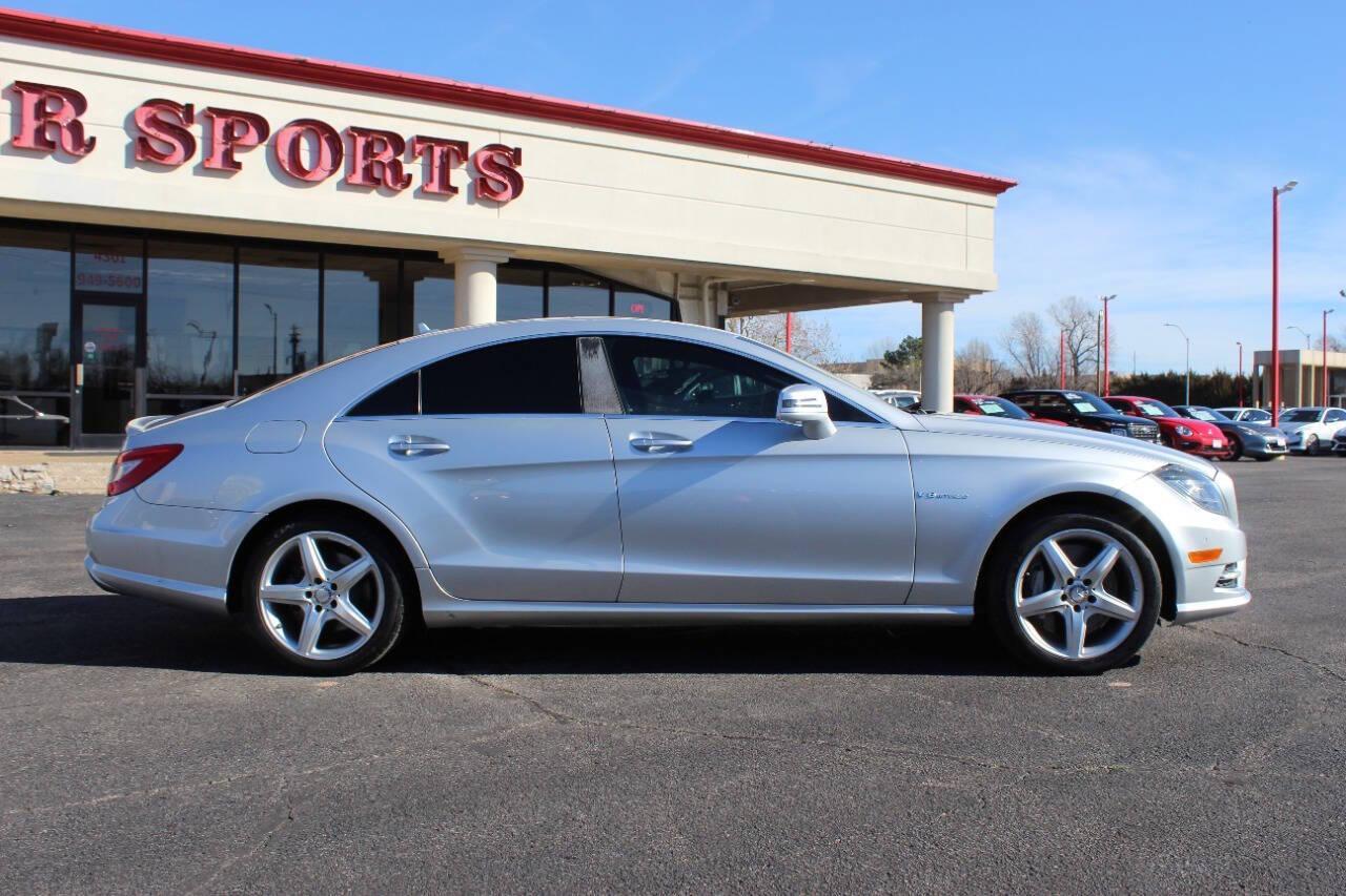 2014 Black Mercedes-Benz CLS CLS550 4MATIC (WDDLJ9BB8EA) with an 4.7L Twin Turbo V8 402hp 443ft. lbs. 4.7L V8 engine, Automatic 7-Speed transmission, located at 4301 NW 39th , Oklahoma City, OK, 73112, (405) 949-5600, 35.512135, -97.598671 - Photo#1