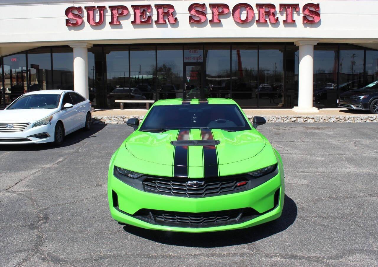 2023 Green Chevrolet Camaro 1SS Coupe (1G1FF1R72P0) with an 6.2L V8 455hp 455ft. lbs. 6.2L V8 engine, Automatic 10-Speed transmission, located at 4301 NW 39th , Oklahoma City, OK, 73112, (405) 949-5600, 35.512135, -97.598671 - NO DRIVERS LICENCE -NO FULL COVERAGE INSURANCE - NO CREDIT CHECK. COME ON OVER TO SUPERSPORTS, TAKE A LOOK AND TEST DRIVE. PLEASE GIVE US A CALL AT (405) 949-5600. NO LICENCIA DE CONDUCIR - NO SEGURO DE COBERTURA TOTAL- NO VERIFICACION DE CREDITO. VISITENOS EN SUPERSPORTS, MIRE N - Photo#1