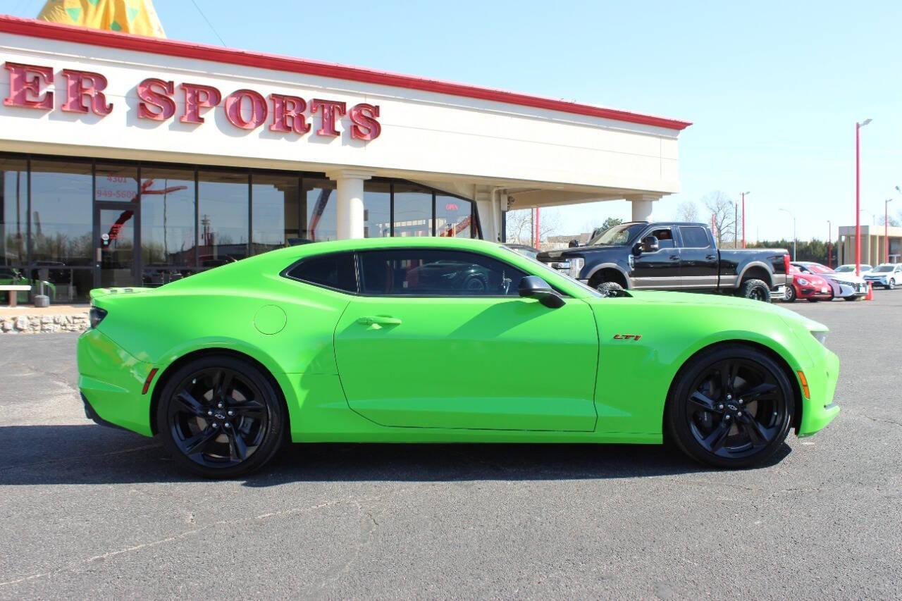 2023 Green Chevrolet Camaro 1SS Coupe (1G1FF1R72P0) with an 6.2L V8 455hp 455ft. lbs. 6.2L V8 engine, Automatic 10-Speed transmission, located at 4301 NW 39th , Oklahoma City, OK, 73112, (405) 949-5600, 35.512135, -97.598671 - NO DRIVERS LICENCE -NO FULL COVERAGE INSURANCE - NO CREDIT CHECK. COME ON OVER TO SUPERSPORTS, TAKE A LOOK AND TEST DRIVE. PLEASE GIVE US A CALL AT (405) 949-5600. NO LICENCIA DE CONDUCIR - NO SEGURO DE COBERTURA TOTAL- NO VERIFICACION DE CREDITO. VISITENOS EN SUPERSPORTS, MIRE N - Photo#2