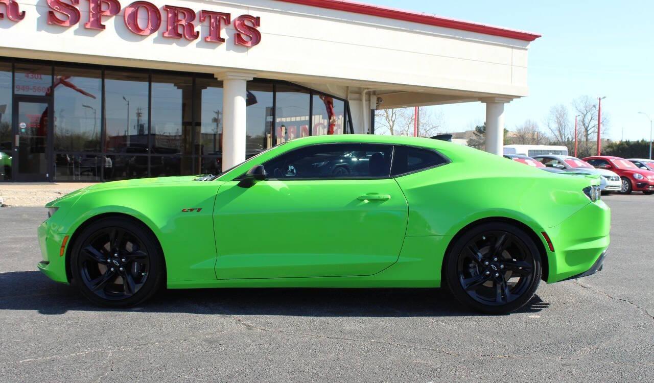 2023 Green Chevrolet Camaro 1SS Coupe (1G1FF1R72P0) with an 6.2L V8 455hp 455ft. lbs. 6.2L V8 engine, Automatic 10-Speed transmission, located at 4301 NW 39th , Oklahoma City, OK, 73112, (405) 949-5600, 35.512135, -97.598671 - NO DRIVERS LICENCE -NO FULL COVERAGE INSURANCE - NO CREDIT CHECK. COME ON OVER TO SUPERSPORTS, TAKE A LOOK AND TEST DRIVE. PLEASE GIVE US A CALL AT (405) 949-5600. NO LICENCIA DE CONDUCIR - NO SEGURO DE COBERTURA TOTAL- NO VERIFICACION DE CREDITO. VISITENOS EN SUPERSPORTS, MIRE N - Photo#5