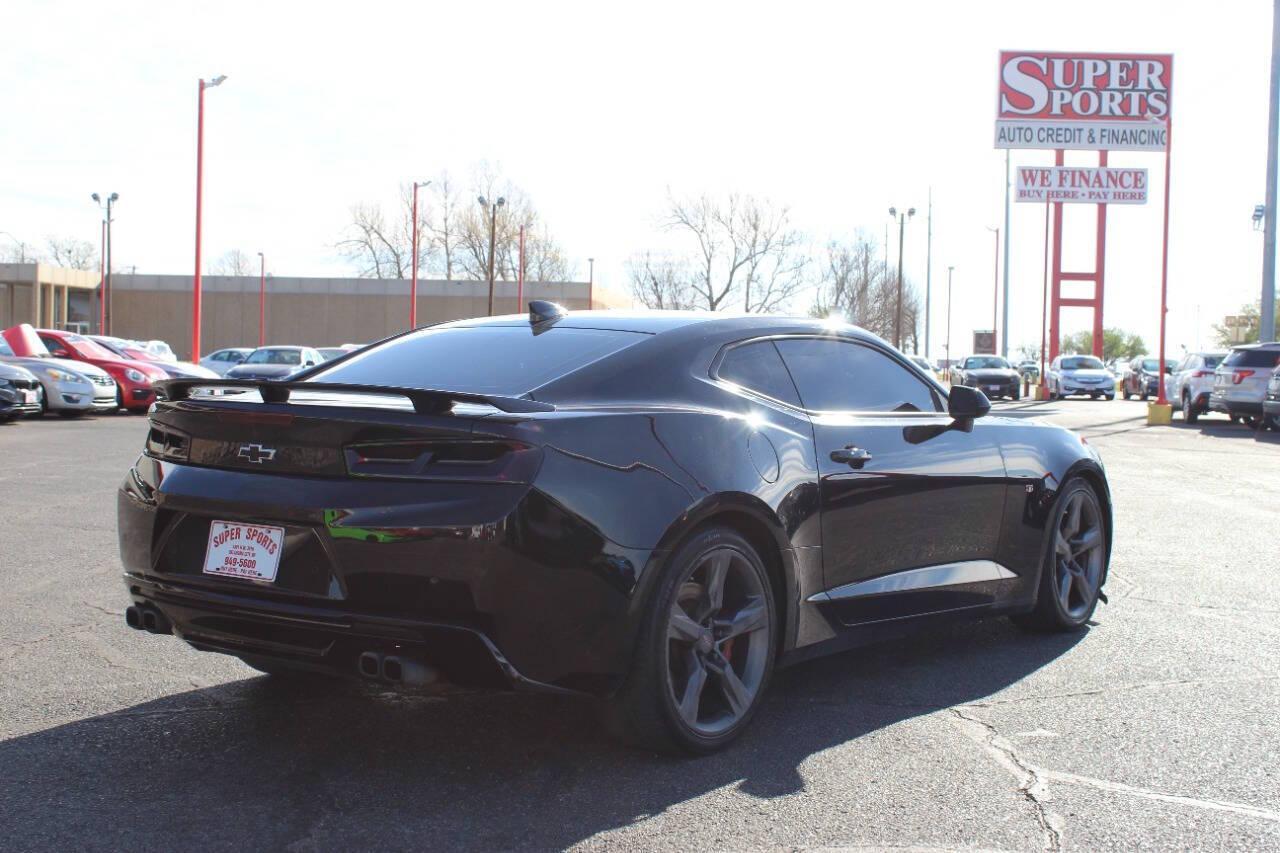 2016 Black Chevrolet Camaro 2SS Coupe (1G1FH1R79G0) with an 6.2L V8 455hp 455ft. lbs. 6.2L V8 engine, Automatic 8-Speed transmission, located at 4301 NW 39th , Oklahoma City, OK, 73112, (405) 949-5600, 35.512135, -97.598671 - NO DRIVERS LICENCE -NO FULL COVERAGE INSURANCE - NO CREDIT CHECK. COME ON OVER TO SUPERSPORTS, TAKE A LOOK AND TEST DRIVE. PLEASE GIVE US A CALL AT (405) 949-5600. NO LICENCIA DE CONDUCIR - NO SEGURO DE COBERTURA TOTAL - NO VERIFICACION DE CREDITO. VISITENOS EN SUPERSPORTS - Photo#2