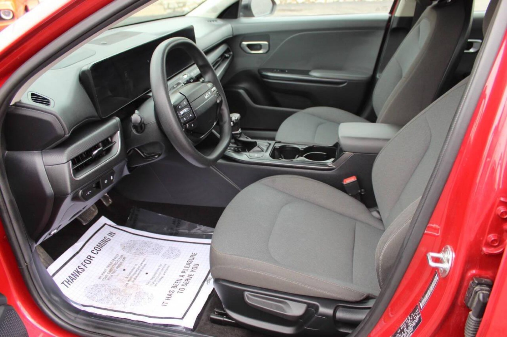 2025 Red Kia K4 LX (3KPFT4DE0SE) with an 2.0L I4 147hp 132ft. lbs. SULEV 2.0L I4 engine, CVT transmission, located at 4301 NW 39th , Oklahoma City, OK, 73112, (405) 949-5600, 35.512135, -97.598671 - Hablamos espaol. SPEND SMART --- BUY FROM SUPER SPORTS. ALL PRICES, DOWN PAYMENTS, PAYMENTS, AND FINANCE TERMS ARE NEGOTIABLE AT THE TIME OF APPROVAL. WE WILL WORK WITH YOU TO FIT YOUR BUDGET. WE WILL EVEN LOWER AND ADJUST THE NUMBERS TO HELP MAKE THE VEHICLE MORE AFFORDABLE FOR YOU.- Photo#15