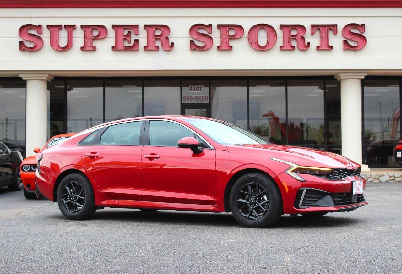 2025 Red Kia K5 LXS (KNAG24J7XS5) with an 2.5L I4 191hp 181ft. lbs. 2.5L I4 engine, Automatic 8-Speed transmission, located at 4301 NW 39th , Oklahoma City, OK, 73112, (405) 949-5600, 35.512135, -97.598671 - NO DRIVERS LICENCE -NO FULL COVERAGE INSURANCE - NO CREDIT CHECK. COME ON OVER TO SUPERSPORTS, TAKE A LOOK AND TEST DRIVE. PLEASE GIVE US A CALL AT (405) 949-5600. NO LICENCIA DE CONDUCIR - NO SEGURO DE COBERTURA TOTAL - NO VERIFICACION DE CREDITO. VISITENOS EN SUPERSPORTS, MIRE NUESTRO - Photo#0