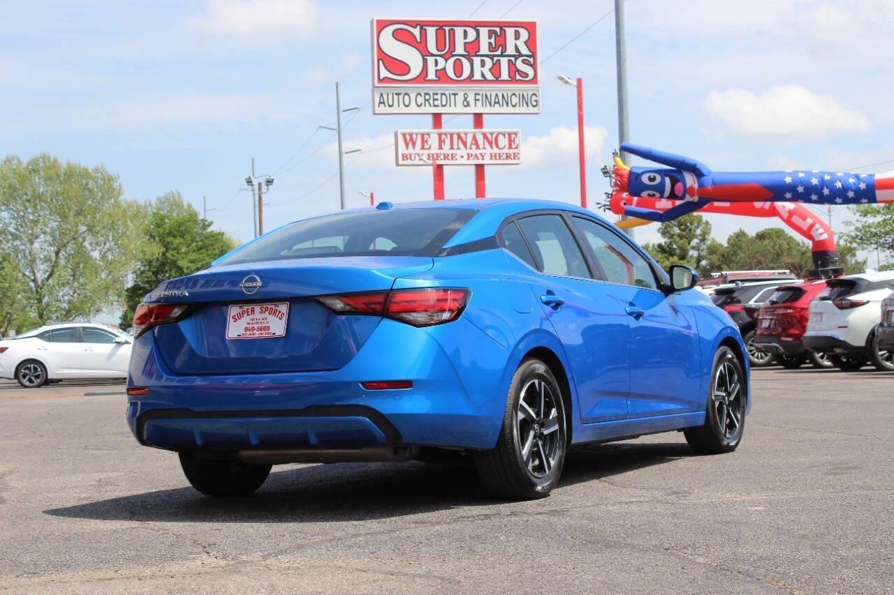2025 Blue Nissan Sentra SV (3N1AB8CV9SY) with an 2.0L I4 149hp 146ft. lbs. 2.0L I4 engine, CVT transmission, located at 4301 NW 39th , Oklahoma City, OK, 73112, (405) 949-5600, 35.512135, -97.598671 - NO DRIVERS LICENCE -NO FULL COVERAGE INSURANCE - NO CREDIT CHECK. COME ON OVER TO SUPERSPORTS, TAKE A LOOK AND TEST DRIVE. PLEASE GIVE US A CALL AT (405) 949-5600. NO LICENCIA DE CONDUCIR - NO SEGURO DE COBERTURA TOTAL - NO VERIFICACION DE CREDITO. VISITENOS EN SUPERSPORTS, MIRE NUESTRO - Photo#3