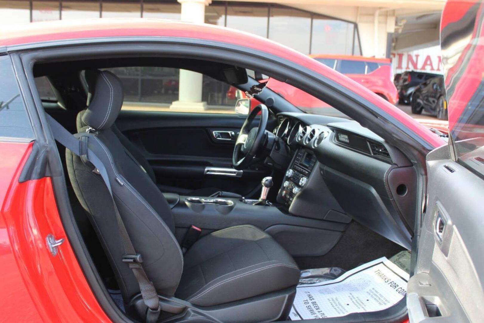 2015 Red Ford Mustang V6 Coupe (1FA6P8AM7F5) with an 3.7L V6 3.7L V6 engine, Automatic 6-Speed transmission, located at 4301 NW 39th , Oklahoma City, OK, 73112, (405) 949-5600, 35.512135, -97.598671 - NO DRIVERS LICENCE -NO FULL COVERAGE INSURANCE - NO CREDIT CHECK. COME ON OVER TO SUPERSPORTS, TAKE A LOOK AND TEST DRIVE. PLEASE GIVE US A CALL AT (405) 949-5600. NO LICENCIA DE CONDUCIR - NO SEGURO DE COBERTURA TOTAL - NO VERIFICACION DE CREDITO. VISITENOS EN SUPERSPORTS, MIRE NUESTRO - Photo#8