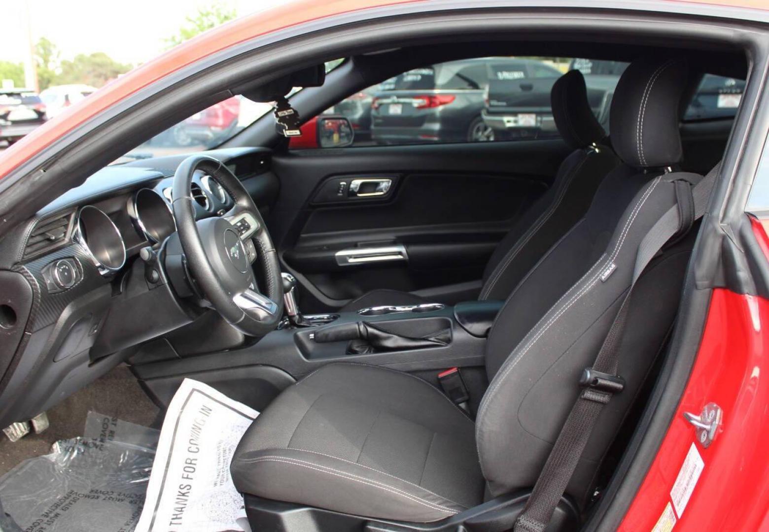 2015 Red Ford Mustang V6 Coupe (1FA6P8AM7F5) with an 3.7L V6 3.7L V6 engine, Automatic 6-Speed transmission, located at 4301 NW 39th , Oklahoma City, OK, 73112, (405) 949-5600, 35.512135, -97.598671 - NO DRIVERS LICENCE -NO FULL COVERAGE INSURANCE - NO CREDIT CHECK. COME ON OVER TO SUPERSPORTS, TAKE A LOOK AND TEST DRIVE. PLEASE GIVE US A CALL AT (405) 949-5600. NO LICENCIA DE CONDUCIR - NO SEGURO DE COBERTURA TOTAL - NO VERIFICACION DE CREDITO. VISITENOS EN SUPERSPORTS, MIRE NUESTRO - Photo#12