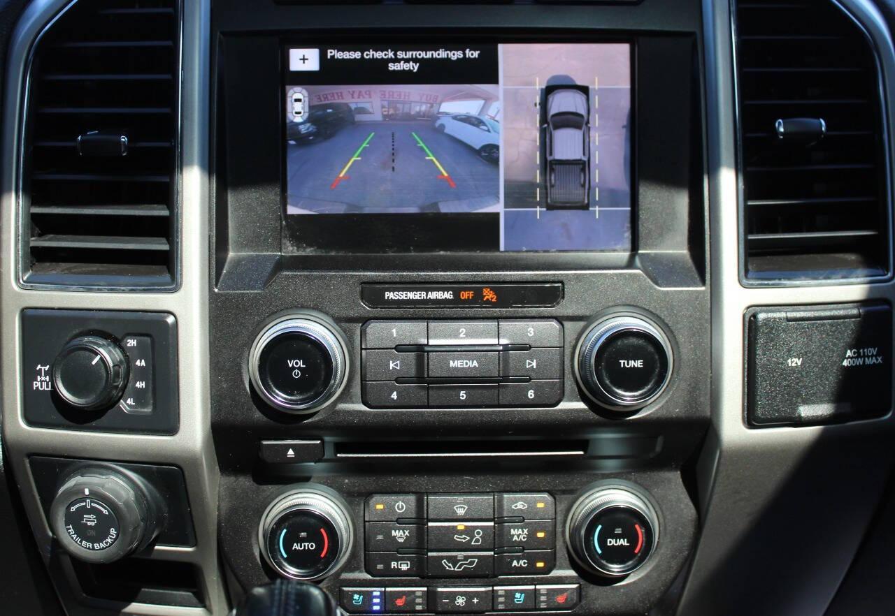 2018 White Ford F-150 XLT SuperCrew 5.5-ft. Bed 4WD (1FTEW1EGXJF) with an EcoBoost 3.5L Twin Turbo V6 375hp 470ft. lbs. 3.5L V6 engine, Automatic 10-Speed transmission, located at 4301 NW 39th , Oklahoma City, OK, 73112, (405) 949-5600, 35.512135, -97.598671 - NO DRIVERS LICENCE -NO FULL COVERAGE INSURANCE - NO CREDIT CHECK. COME ON OVER TO SUPERSPORTS, TAKE A LOOK AND TEST DRIVE. PLEASE GIVE US A CALL AT (405) 949-5600. NO LICENCIA DE CONDUCIR - NO SEGURO DE COBERTURA TOTAL - NO VERIFICACION DE CREDITO. VISITENOS EN SUPERSPORTS, MIRE NUESTRO - Photo#18