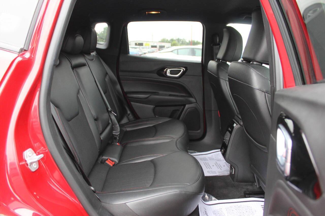 2025 Red Jeep Compass Trailhawk (3C4NJDDN4ST) with an 2.0L Turbo I4 200hp 221ft. lbs. 2.0L I4 engine, Automatic 8-Speed transmission, located at 4301 NW 39th , Oklahoma City, OK, 73112, (405) 949-5600, 35.512135, -97.598671 - NO DRIVERS LICENCE -NO FULL COVERAGE INSURANCE - NO CREDIT CHECK. COME ON OVER TO SUPERSPORTS, TAKE A LOOK AND TEST DRIVE. PLEASE GIVE US A CALL AT (405) 949-5600. NO LICENCIA DE CONDUCIR - NO SEGURO DE COBERTURA TOTAL - NO VERIFICACION DE CREDITO. VISITENOS EN SUPERSPORTS, MIRE NUESTRO - Photo#10