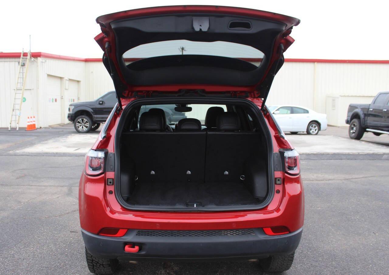 2025 Red Jeep Compass Trailhawk (3C4NJDDN4ST) with an 2.0L Turbo I4 200hp 221ft. lbs. 2.0L I4 engine, Automatic 8-Speed transmission, located at 4301 NW 39th , Oklahoma City, OK, 73112, (405) 949-5600, 35.512135, -97.598671 - NO DRIVERS LICENCE -NO FULL COVERAGE INSURANCE - NO CREDIT CHECK. COME ON OVER TO SUPERSPORTS, TAKE A LOOK AND TEST DRIVE. PLEASE GIVE US A CALL AT (405) 949-5600. NO LICENCIA DE CONDUCIR - NO SEGURO DE COBERTURA TOTAL - NO VERIFICACION DE CREDITO. VISITENOS EN SUPERSPORTS, MIRE NUESTRO - Photo#12