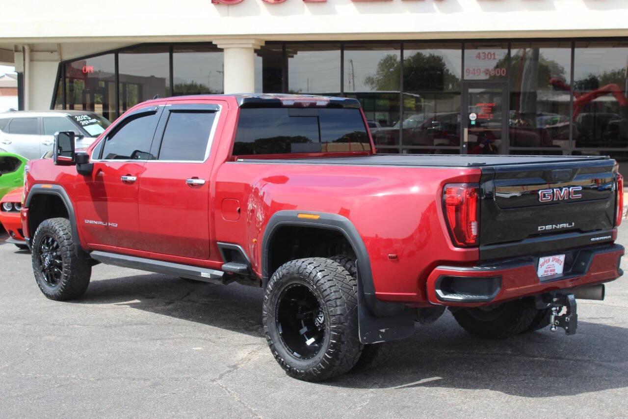 2020 Maroon GMC Sierra 3500HD Denali Crew Cab 4WD (1GT49WEY9LF) with an Duramax 6.6L Biodiesel Turbo V8 445hp 910ft. lbs. 6.6L V8 engine, Automatic 10-Speed transmission, located at 4301 NW 39th , Oklahoma City, OK, 73112, (405) 949-5600, 35.512135, -97.598671 - NO DRIVERS LICENCE -NO FULL COVERAGE INSURANCE - NO CREDIT CHECK. COME ON OVER TO SUPERSPORTS, TAKE A LOOK AND TEST DRIVE. PLEASE GIVE US A CALL AT (405) 949-5600. NO LICENCIA DE CONDUCIR - NO SEGURO DE COBERTURA TOTAL - NO VERIFICACION DE CREDITO. VISITENOS EN SUPERSPORTS, MIRE NUESTRO - Photo#18