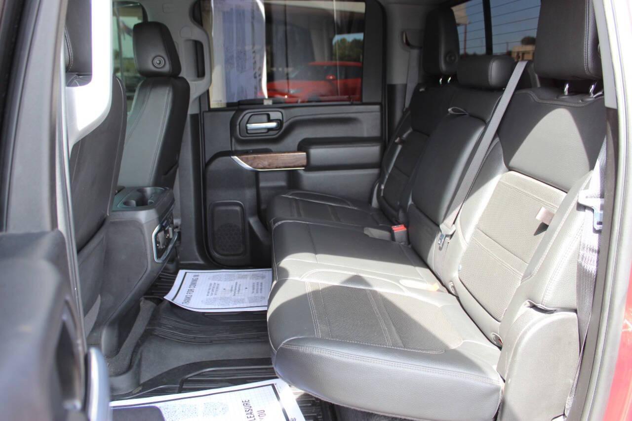 2020 Maroon GMC Sierra 3500HD Denali Crew Cab 4WD (1GT49WEY9LF) with an Duramax 6.6L Biodiesel Turbo V8 445hp 910ft. lbs. 6.6L V8 engine, Automatic 10-Speed transmission, located at 4301 NW 39th , Oklahoma City, OK, 73112, (405) 949-5600, 35.512135, -97.598671 - NO DRIVERS LICENCE -NO FULL COVERAGE INSURANCE - NO CREDIT CHECK. COME ON OVER TO SUPERSPORTS, TAKE A LOOK AND TEST DRIVE. PLEASE GIVE US A CALL AT (405) 949-5600. NO LICENCIA DE CONDUCIR - NO SEGURO DE COBERTURA TOTAL - NO VERIFICACION DE CREDITO. VISITENOS EN SUPERSPORTS, MIRE NUESTRO - Photo#34