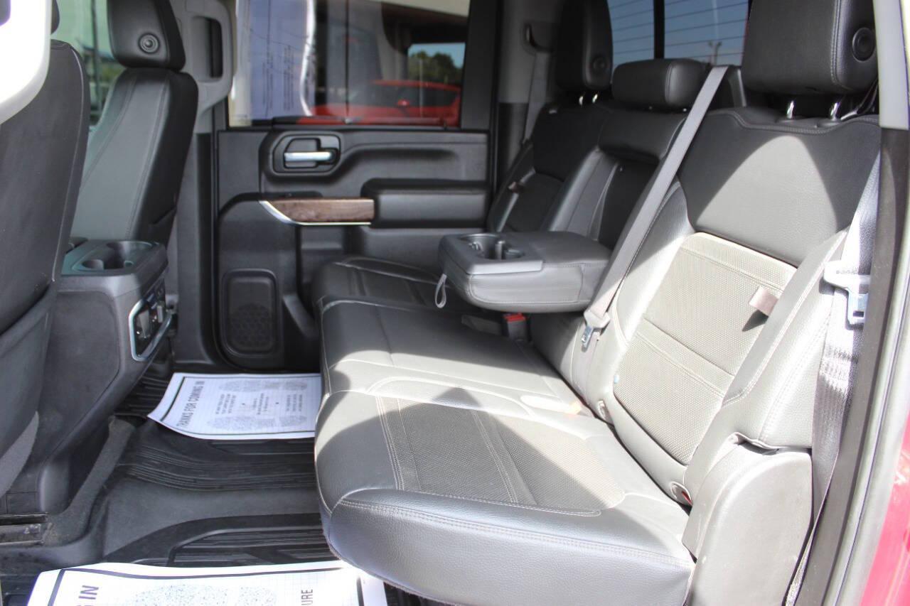 2020 Maroon GMC Sierra 3500HD Denali Crew Cab 4WD (1GT49WEY9LF) with an Duramax 6.6L Biodiesel Turbo V8 445hp 910ft. lbs. 6.6L V8 engine, Automatic 10-Speed transmission, located at 4301 NW 39th , Oklahoma City, OK, 73112, (405) 949-5600, 35.512135, -97.598671 - NO DRIVERS LICENCE -NO FULL COVERAGE INSURANCE - NO CREDIT CHECK. COME ON OVER TO SUPERSPORTS, TAKE A LOOK AND TEST DRIVE. PLEASE GIVE US A CALL AT (405) 949-5600. NO LICENCIA DE CONDUCIR - NO SEGURO DE COBERTURA TOTAL - NO VERIFICACION DE CREDITO. VISITENOS EN SUPERSPORTS, MIRE NUESTRO - Photo#35