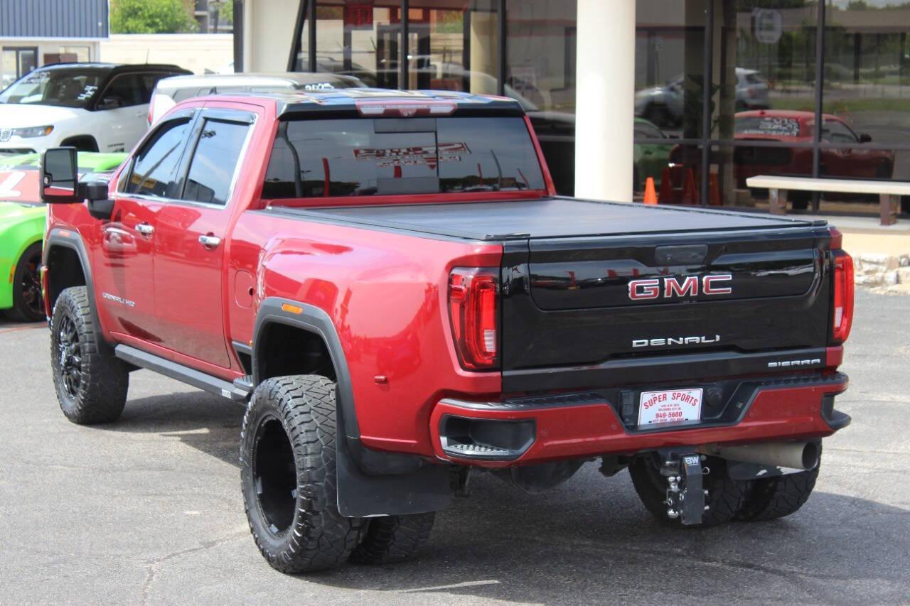 2020 Maroon GMC Sierra 3500HD Denali Crew Cab 4WD (1GT49WEY9LF) with an Duramax 6.6L Biodiesel Turbo V8 445hp 910ft. lbs. 6.6L V8 engine, Automatic 10-Speed transmission, located at 4301 NW 39th , Oklahoma City, OK, 73112, (405) 949-5600, 35.512135, -97.598671 - NO DRIVERS LICENCE -NO FULL COVERAGE INSURANCE - NO CREDIT CHECK. COME ON OVER TO SUPERSPORTS, TAKE A LOOK AND TEST DRIVE. PLEASE GIVE US A CALL AT (405) 949-5600. NO LICENCIA DE CONDUCIR - NO SEGURO DE COBERTURA TOTAL - NO VERIFICACION DE CREDITO. VISITENOS EN SUPERSPORTS, MIRE NUESTRO - Photo#9