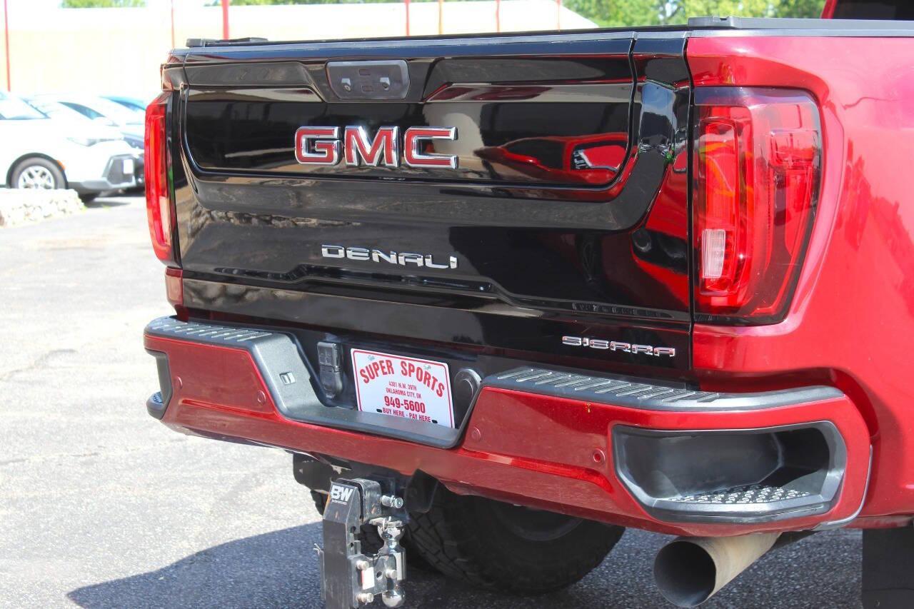 2020 Maroon GMC Sierra 3500HD Denali Crew Cab 4WD (1GT49WEY9LF) with an Duramax 6.6L Biodiesel Turbo V8 445hp 910ft. lbs. 6.6L V8 engine, Automatic 10-Speed transmission, located at 4301 NW 39th , Oklahoma City, OK, 73112, (405) 949-5600, 35.512135, -97.598671 - NO DRIVERS LICENCE -NO FULL COVERAGE INSURANCE - NO CREDIT CHECK. COME ON OVER TO SUPERSPORTS, TAKE A LOOK AND TEST DRIVE. PLEASE GIVE US A CALL AT (405) 949-5600. NO LICENCIA DE CONDUCIR - NO SEGURO DE COBERTURA TOTAL - NO VERIFICACION DE CREDITO. VISITENOS EN SUPERSPORTS, MIRE NUESTRO - Photo#11
