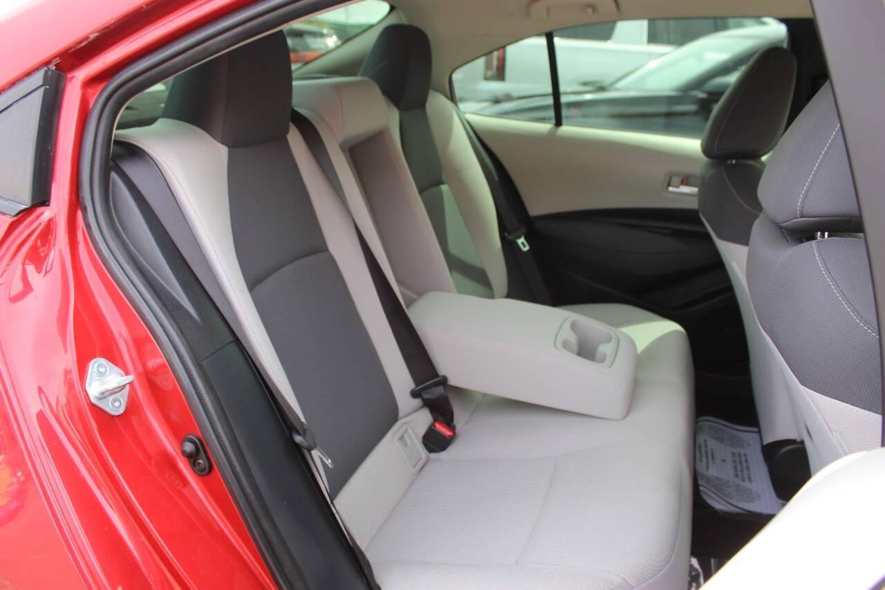 2021 Red Toyota Corolla LE (JTDEPMAE2MJ) with an 1.8L I4 139hp 126ft. lbs. 1.8L I4 engine, CVT transmission, located at 4301 NW 39th , Oklahoma City, OK, 73112, (405) 949-5600, 35.512135, -97.598671 - NO DRIVERS LICENCE -NO FULL COVERAGE INSURANCE - NO CREDIT CHECK. COME ON OVER TO SUPERSPORTS, TAKE A LOOK AND TEST DRIVE. PLEASE GIVE US A CALL AT (405) 949-5600. NO LICENCIA DE CONDUCIR - NO SEGURO DE COBERTURA TOTAL - NO VERIFICACION DE CREDITO. VISITENOS EN SUPERSPORTS, MIRE NUEST - Photo#10