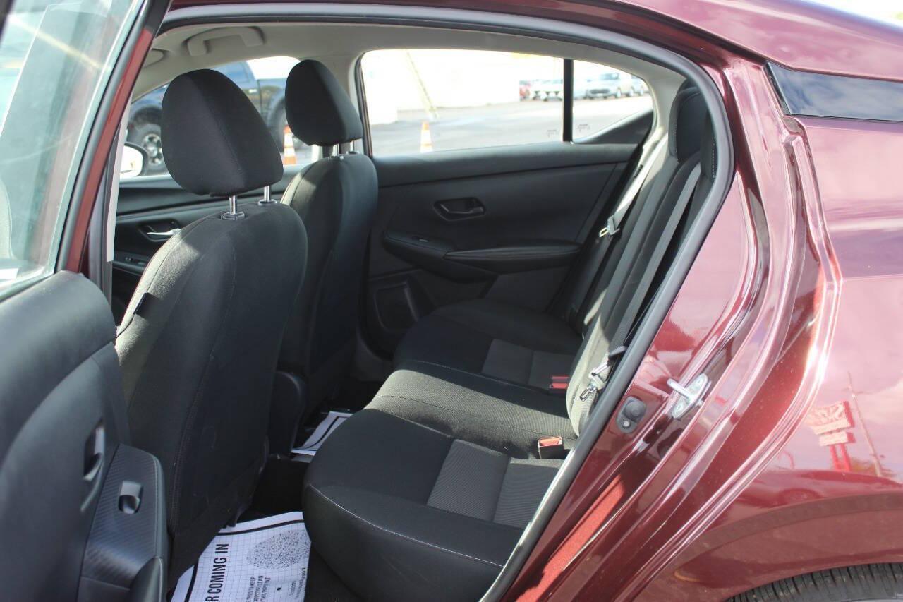 2025 Burgundy Nissan Sentra SV (3N1AB8CV3SY) with an 2.0L I4 149hp 146ft. lbs. 2.0L I4 engine, CVT transmission, located at 4301 NW 39th , Oklahoma City, OK, 73112, (405) 949-5600, 35.512135, -97.598671 - NO DRIVERS LICENCE -NO FULL COVERAGE INSURANCE - NO CREDIT CHECK. COME ON OVER TO SUPERSPORTS, TAKE A LOOK AND TEST DRIVE. PLEASE GIVE US A CALL AT (405) 949-5600. NO LICENCIA DE CONDUCIR - NO SEGURO DE COBERTURA TOTAL - NO VERIFICACION DE CREDITO. VISITENOS EN SUPERSPORTS, MIRE NUESTRO - Photo#13