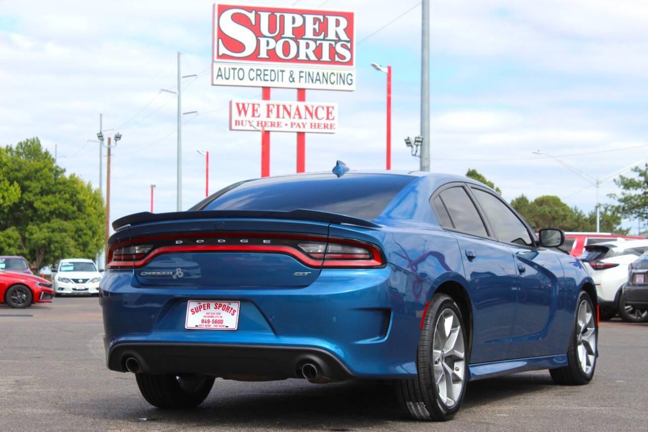 2023 Blue Dodge Charger GT (2C3CDXHG7PH) with an Pentastar 3.6L V6 300hp 264ft. lbs. 3.6L V6 engine, Automatic 8-Speed transmission, located at 4301 NW 39th , Oklahoma City, OK, 73112, (405) 949-5600, 35.512135, -97.598671 - NO DRIVERS LICENCE -NO FULL COVERAGE INSURANCE - NO CREDIT CHECK. COME ON OVER TO SUPERSPORTS, TAKE A LOOK AND TEST DRIVE. PLEASE GIVE US A CALL AT (405) 949-5600. NO LICENCIA DE CONDUCIR - NO SEGURO DE COBERTURA TOTAL - NO VERIFICACION DE CREDITO. VISITENOS EN SUPERSPORTS, MIRE NUESTRO - Photo#3