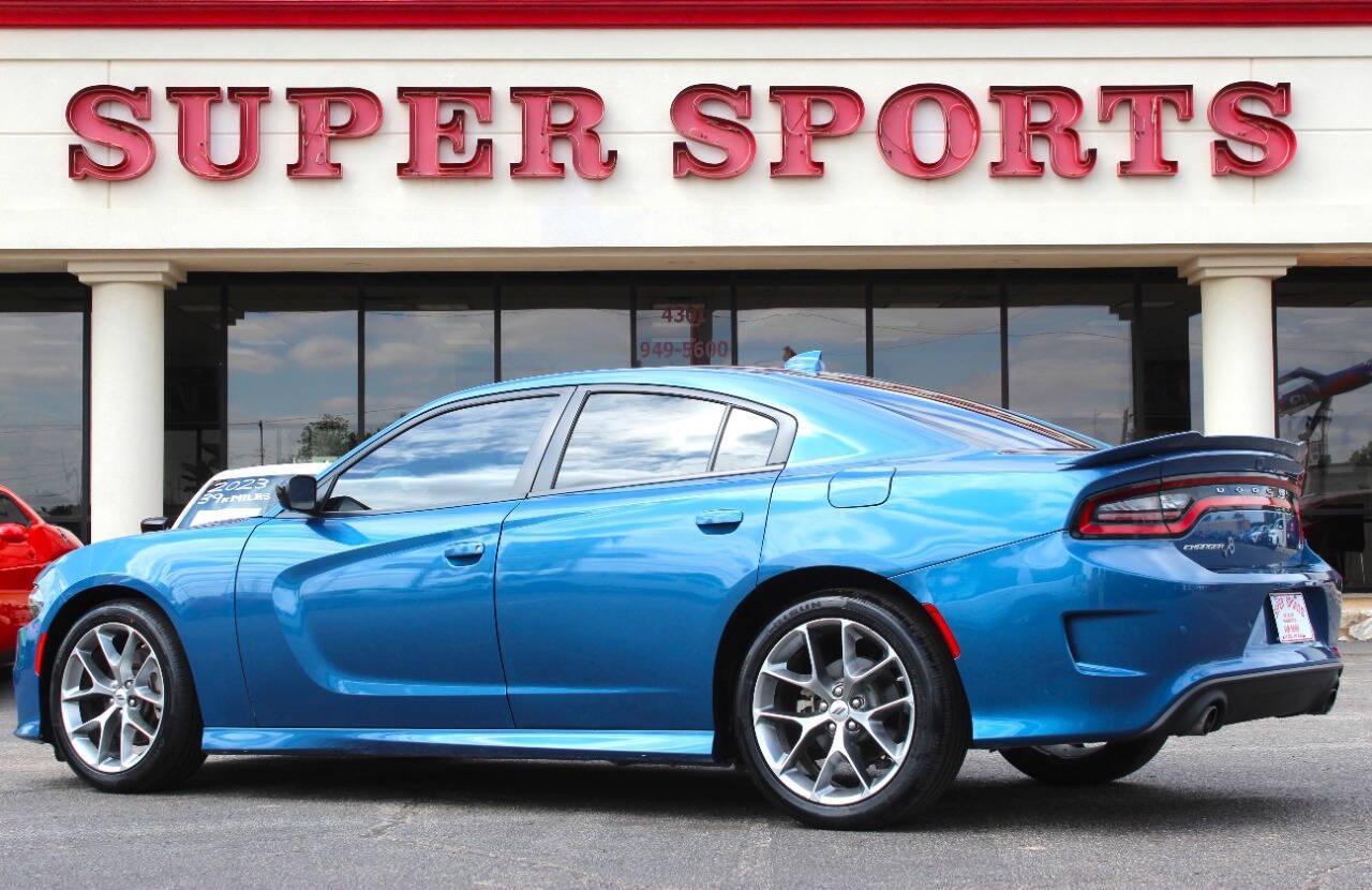 2023 Blue Dodge Charger GT (2C3CDXHG7PH) with an Pentastar 3.6L V6 300hp 264ft. lbs. 3.6L V6 engine, Automatic 8-Speed transmission, located at 4301 NW 39th , Oklahoma City, OK, 73112, (405) 949-5600, 35.512135, -97.598671 - NO DRIVERS LICENCE -NO FULL COVERAGE INSURANCE - NO CREDIT CHECK. COME ON OVER TO SUPERSPORTS, TAKE A LOOK AND TEST DRIVE. PLEASE GIVE US A CALL AT (405) 949-5600. NO LICENCIA DE CONDUCIR - NO SEGURO DE COBERTURA TOTAL - NO VERIFICACION DE CREDITO. VISITENOS EN SUPERSPORTS, MIRE NUESTRO - Photo#4