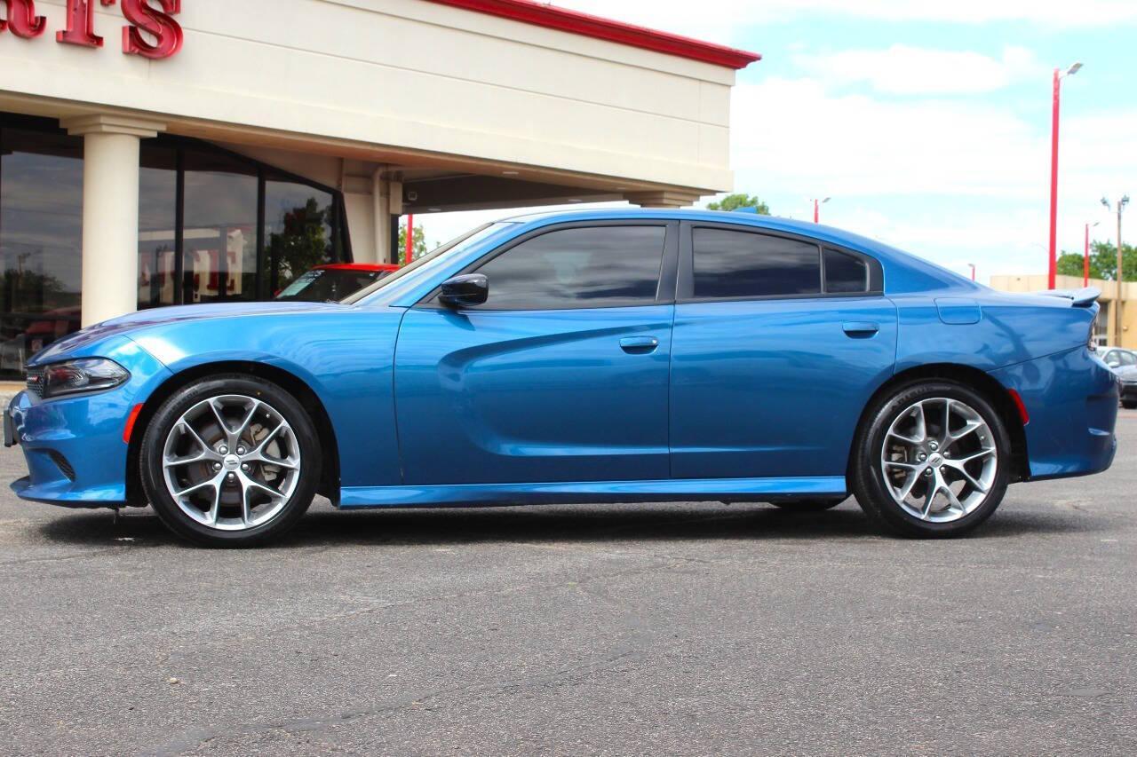 2023 Blue Dodge Charger GT (2C3CDXHG7PH) with an Pentastar 3.6L V6 300hp 264ft. lbs. 3.6L V6 engine, Automatic 8-Speed transmission, located at 4301 NW 39th , Oklahoma City, OK, 73112, (405) 949-5600, 35.512135, -97.598671 - NO DRIVERS LICENCE -NO FULL COVERAGE INSURANCE - NO CREDIT CHECK. COME ON OVER TO SUPERSPORTS, TAKE A LOOK AND TEST DRIVE. PLEASE GIVE US A CALL AT (405) 949-5600. NO LICENCIA DE CONDUCIR - NO SEGURO DE COBERTURA TOTAL - NO VERIFICACION DE CREDITO. VISITENOS EN SUPERSPORTS, MIRE NUESTRO - Photo#5