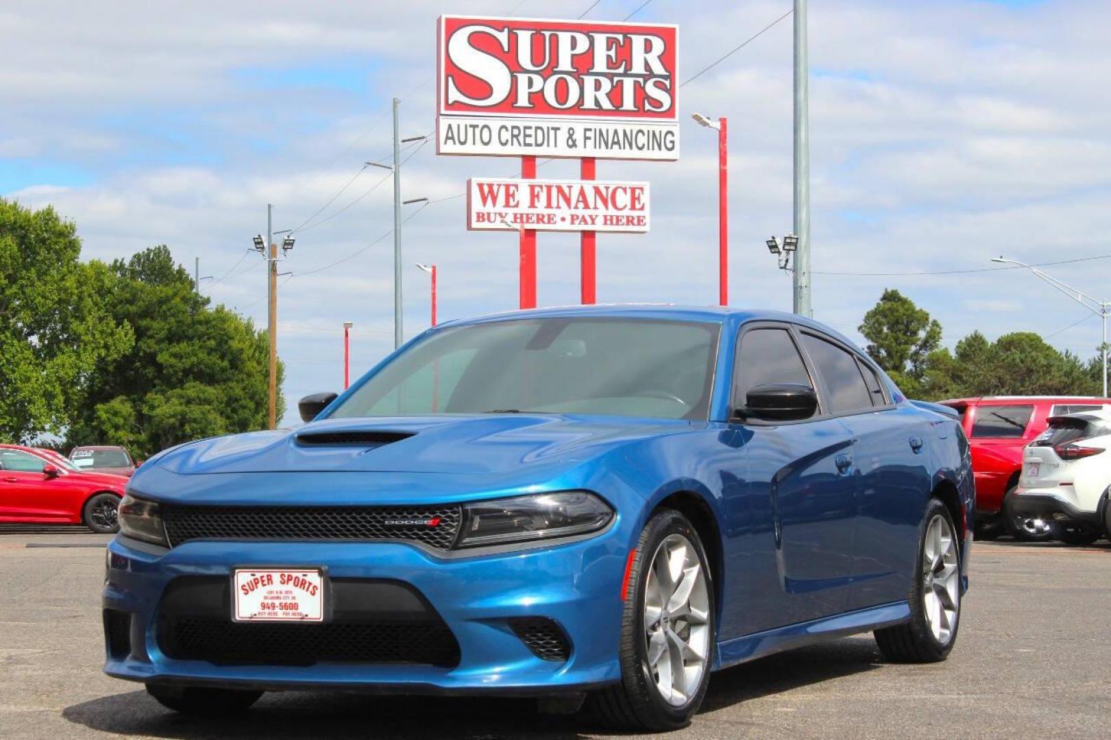 2023 Blue Dodge Charger GT (2C3CDXHG7PH) with an Pentastar 3.6L V6 300hp 264ft. lbs. 3.6L V6 engine, Automatic 8-Speed transmission, located at 4301 NW 39th , Oklahoma City, OK, 73112, (405) 949-5600, 35.512135, -97.598671 - Hablamos espaol. SPEND SMART --- BUY FROM SUPER SPORTS. ASKING WHOLESALE CASH PRICE: $27,900 (CASH ONLY) PLUS $100 PROCESSING FEE. ALL PRICES, DOWN PAYMENTS, PAYMENTS, AND FINANCE TERMS ARE NEGOTIABLE AT THE TIME OF APPROVAL. WE WILL WORK WITH YOU TO FIT YOUR BUDGET. WE WILL EVEN LOW- Photo#6