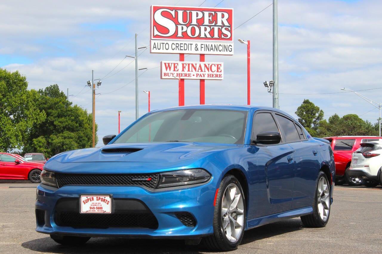 2023 Blue Dodge Charger GT (2C3CDXHG7PH) with an Pentastar 3.6L V6 300hp 264ft. lbs. 3.6L V6 engine, Automatic 8-Speed transmission, located at 4301 NW 39th , Oklahoma City, OK, 73112, (405) 949-5600, 35.512135, -97.598671 - NO DRIVERS LICENCE -NO FULL COVERAGE INSURANCE - NO CREDIT CHECK. COME ON OVER TO SUPERSPORTS, TAKE A LOOK AND TEST DRIVE. PLEASE GIVE US A CALL AT (405) 949-5600. NO LICENCIA DE CONDUCIR - NO SEGURO DE COBERTURA TOTAL - NO VERIFICACION DE CREDITO. VISITENOS EN SUPERSPORTS, MIRE NUESTRO - Photo#6