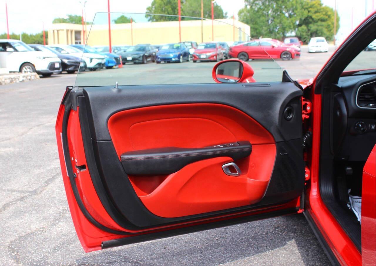 2019 Red Dodge Challenger R/T SCAT Pack (2C3CDZFJ6KH) with an 6.4L V8 6.4L V8 engine, Automatic 8-Speed transmission, located at 4301 NW 39th , Oklahoma City, OK, 73112, (405) 949-5600, 35.512135, -97.598671 - NO DRIVERS LICENCE -NO FULL COVERAGE INSURANCE - NO CREDIT CHECK. COME ON OVER TO SUPERSPORTS, TAKE A LOOK AND TEST DRIVE. PLEASE GIVE US A CALL AT (405) 949-5600. NO LICENCIA DE CONDUCIR - NO SEGURO DE COBERTURA TOTAL - NO VERIFICACION DE CREDITO. VISITENOS EN SUPERSPORTS, MIRE NUE - Photo#13