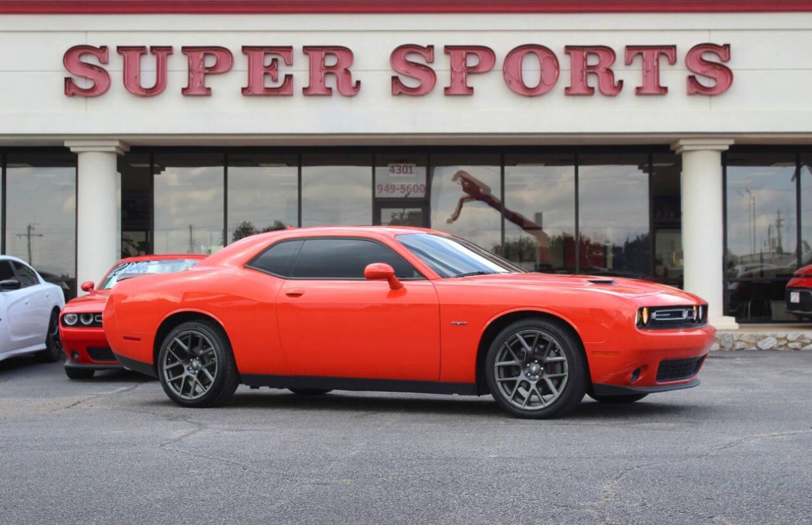 2018 Orange Dodge Challenger R/T Plus (2C3CDZBT2JH) with an 5.7L V8 5.7L V8 engine, Automatic 8-Speed transmission, located at 4301 NW 39th , Oklahoma City, OK, 73112, (405) 949-5600, 35.512135, -97.598671 - Hablamos espanol. SPEND SMART --- BUY FROM SUPER SPORTS. ALL PRICES, DOWN PAYMENTS, PAYMENTS, AND FINANCE TERMS ARE NEGOTIABLE AT THE TIME OF APPROVAL. WE WILL WORK WITH YOU TO FIT YOUR BUDGET. WE WILL EVEN LOWER AND ADJUST THE NUMBERS TO HELP MAKE THE VEHICLE MORE AFFORDABLE FOR YOU.- Photo#0