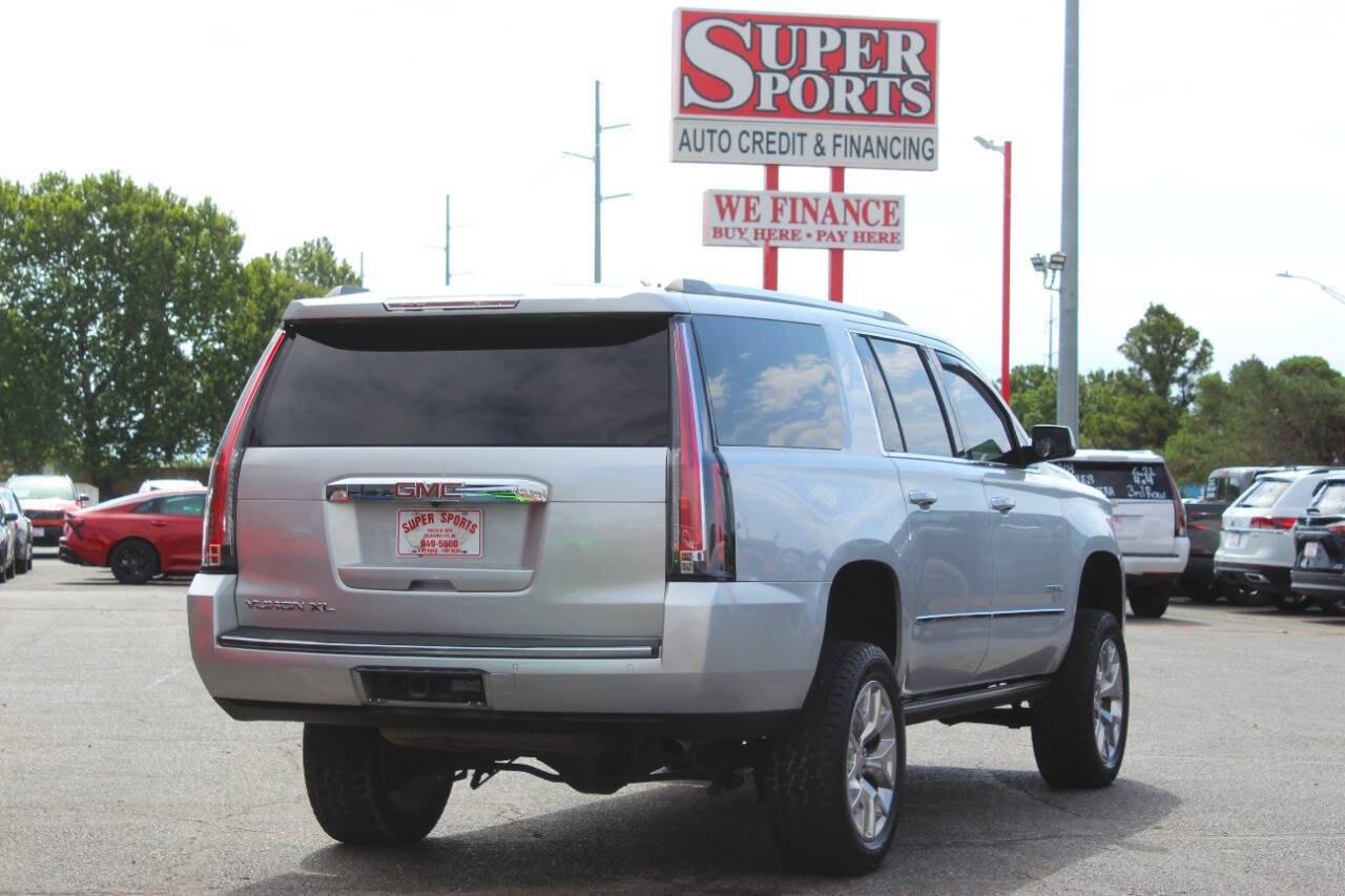2017 Silver GMC Yukon XL Denali 4WD (1GKS2HKJXHR) with an EcoTec3 6.2L V8 420hp 460ft. lbs. 6.2L V8 engine, Automatic 8-Speed transmission, located at 4301 NW 39th , Oklahoma City, OK, 73112, (405) 949-5600, 35.512135, -97.598671 - Hablamos espaol. SPEND SMART --- BUY FROM SUPER SPORTS. ASKING WHOLESALE CASH PRICE: $__,___ (CASH ONLY) PLUS $100 PROCESSING FEE. ALL PRICES, DOWN PAYMENTS, PAYMENTS, AND FINANCE TERMS ARE NEGOTIABLE AT THE TIME OF APPROVAL. WE WILL WORK WITH YOU TO FIT YOUR BUDGET. WE WILL EVEN LOW- Photo#3