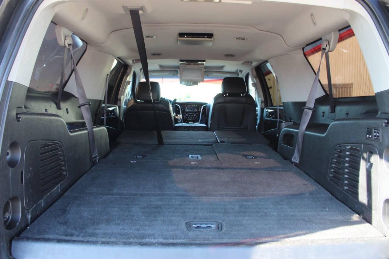 2016 Black Cadillac Escalade ESV ESV 2WD Luxury (1GYS3HKJ0GR) with an EcoTec3 6.2L V8 420hp 460ft. lbs. 6.2L V8 engine, Automatic 8-Speed transmission, located at 4301 NW 39th , Oklahoma City, OK, 73112, (405) 949-5600, 35.512135, -97.598671- Photo#14