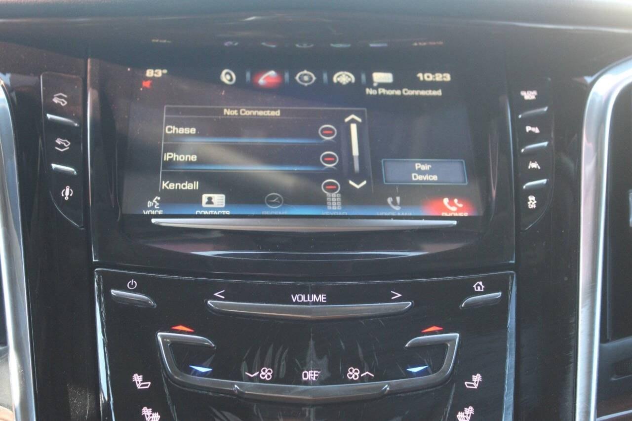 2016 Black Cadillac Escalade ESV ESV 2WD Luxury (1GYS3HKJ0GR) with an EcoTec3 6.2L V8 420hp 460ft. lbs. 6.2L V8 engine, Automatic 8-Speed transmission, located at 4301 NW 39th , Oklahoma City, OK, 73112, (405) 949-5600, 35.512135, -97.598671- Photo#20