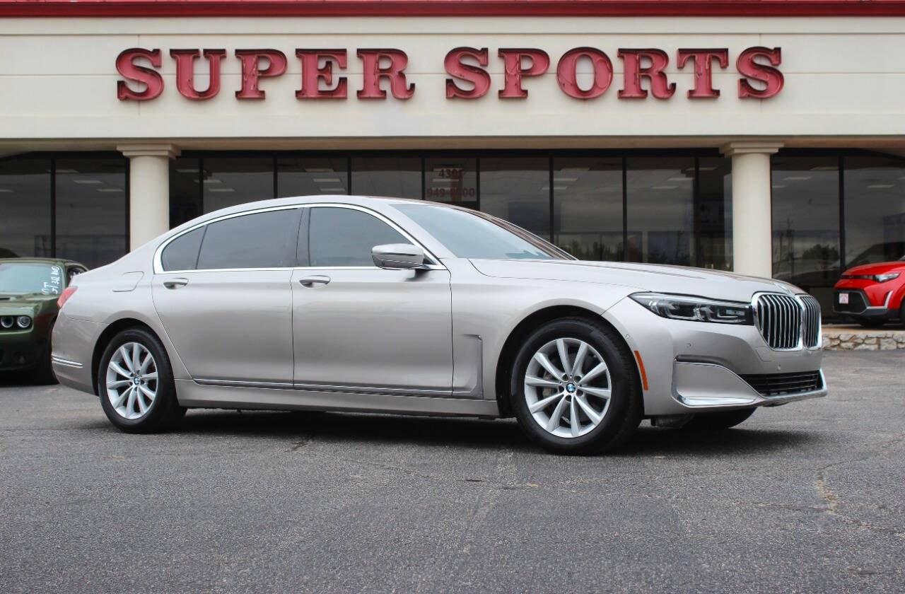 2022 Beige BMW 7 Series 740i xDrive (WBA7T4C08NC) with an 3.0L Turbo I6 335hp 330ft. lbs. 3.0L I6 engine, Automatic 8-Speed transmission, located at 4301 NW 39th , Oklahoma City, OK, 73112, (405) 949-5600, 35.512135, -97.598671- Photo#0