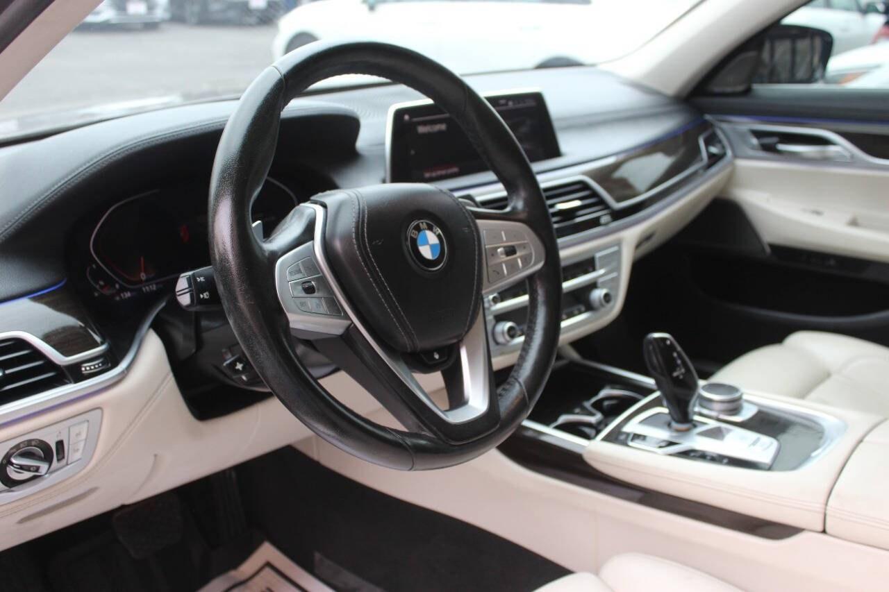 2022 Beige BMW 7 Series 740i xDrive (WBA7T4C08NC) with an 3.0L Turbo I6 335hp 330ft. lbs. 3.0L I6 engine, Automatic 8-Speed transmission, located at 4301 NW 39th , Oklahoma City, OK, 73112, (405) 949-5600, 35.512135, -97.598671- Photo#10
