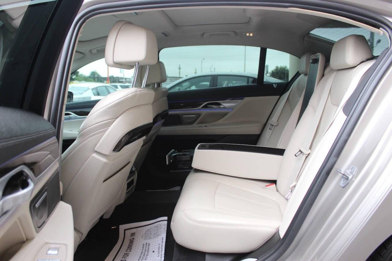 2022 Beige BMW 7 Series 740i xDrive (WBA7T4C08NC) with an 3.0L Turbo I6 335hp 330ft. lbs. 3.0L I6 engine, Automatic 8-Speed transmission, located at 4301 NW 39th , Oklahoma City, OK, 73112, (405) 949-5600, 35.512135, -97.598671- Photo#13