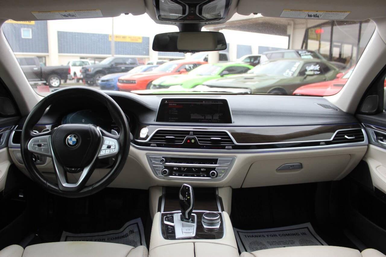 2022 Beige BMW 7 Series 740i xDrive (WBA7T4C08NC) with an 3.0L Turbo I6 335hp 330ft. lbs. 3.0L I6 engine, Automatic 8-Speed transmission, located at 4301 NW 39th , Oklahoma City, OK, 73112, (405) 949-5600, 35.512135, -97.598671- Photo#32