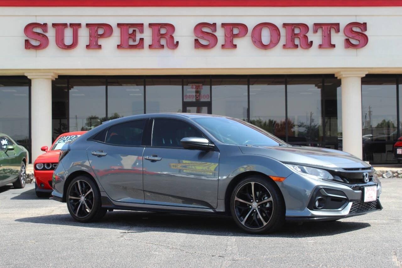 2021 Gray Honda Civic Sport Hatchback CVT (SHHFK7H40MU) with an 1.5L Turbo I4 180hp 162ft. lbs. 1.5L I4 engine, CVT 7-Speed transmission, located at 4301 NW 39th , Oklahoma City, OK, 73112, (405) 949-5600, 35.512135, -97.598671 - Hablamos espaol. SPEND SMART --- BUY FROM SUPER SPORTS. ALL PRICES, DOWN PAYMENTS, PAYMENTS, AND FINANCE TERMS ARE NEGOTIABLE AT THE TIME OF APPROVAL. WE WILL WORK WITH YOU TO FIT YOUR BUDGET. WE WILL EVEN LOWER AND ADJUST THE NUMBERS TO HELP MAKE THE VEHICLE MORE AFFORDABLE FOR YOU.- Photo#0