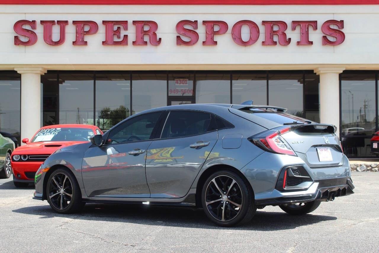 2021 Gray Honda Civic Sport Hatchback CVT (SHHFK7H40MU) with an 1.5L Turbo I4 180hp 162ft. lbs. 1.5L I4 engine, CVT 7-Speed transmission, located at 4301 NW 39th , Oklahoma City, OK, 73112, (405) 949-5600, 35.512135, -97.598671 - Hablamos espaol. SPEND SMART --- BUY FROM SUPER SPORTS. ALL PRICES, DOWN PAYMENTS, PAYMENTS, AND FINANCE TERMS ARE NEGOTIABLE AT THE TIME OF APPROVAL. WE WILL WORK WITH YOU TO FIT YOUR BUDGET. WE WILL EVEN LOWER AND ADJUST THE NUMBERS TO HELP MAKE THE VEHICLE MORE AFFORDABLE FOR YOU.- Photo#4