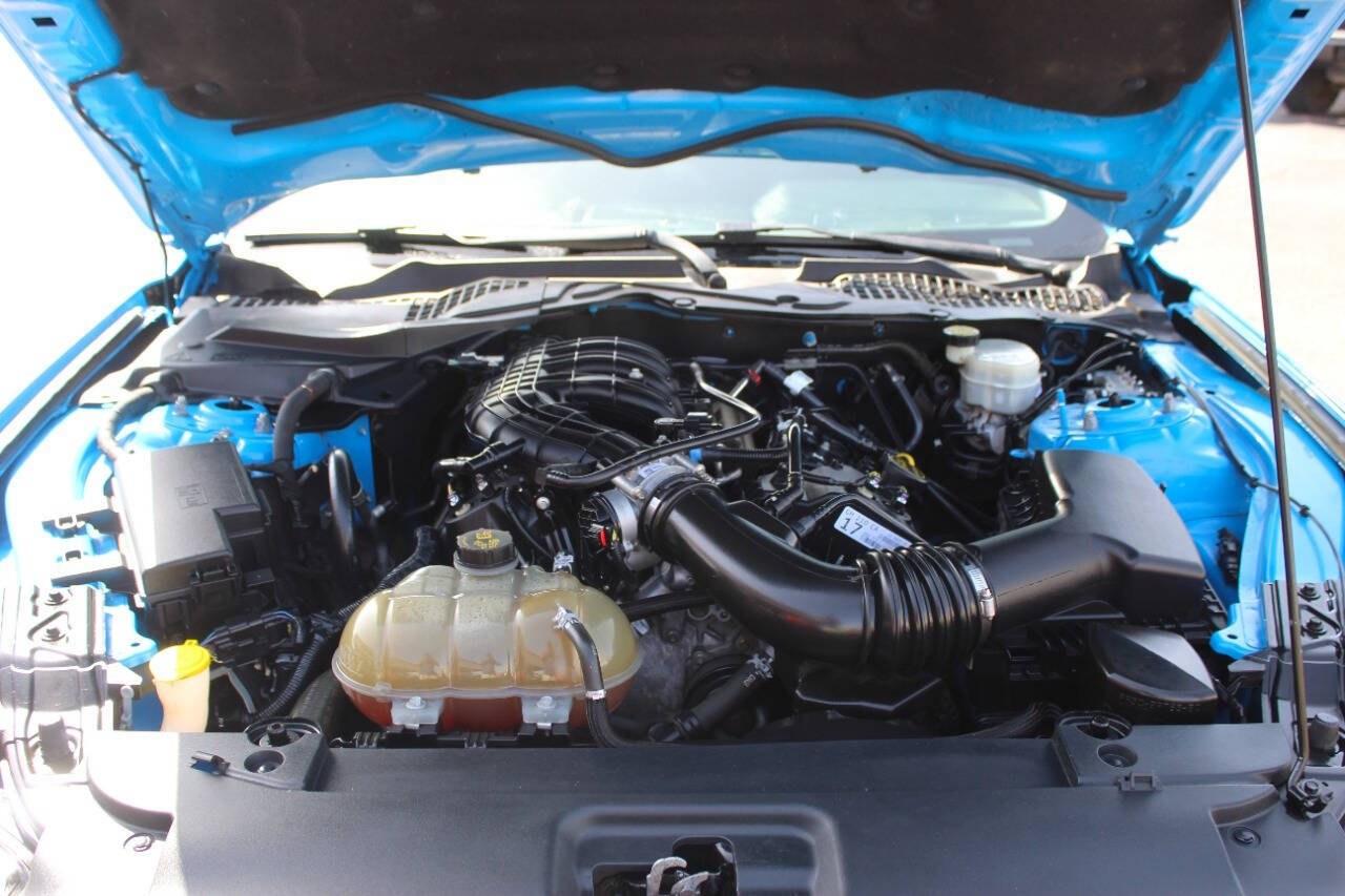 2017 Blue Ford Mustang V6 Coupe (1FA6P8AM5H5) with an 3.7L V6 3.7L V6 engine, Automatic 6-Speed transmission, located at 4301 NW 39th , Oklahoma City, OK, 73112, (405) 949-5600, 35.512135, -97.598671 - Hablamos espaol. SPEND SMART --- BUY FROM SUPER SPORTS. ALL PRICES, DOWN PAYMENTS, PAYMENTS, AND FINANCE TERMS ARE NEGOTIABLE AT THE TIME OF APPROVAL. WE WILL WORK WITH YOU TO FIT YOUR BUDGET. WE WILL EVEN LOWER AND ADJUST THE NUMBERS TO HELP MAKE THE VEHICLE MORE AFFORDABLE FOR YOU.- Photo#7
